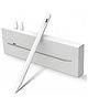 Ausha Stylus Pencil Compatible with iPad with Palm Rejection Magnetic Design, Tilt Sensitivity, Two Replacement nibs & Long Battery Life Touch Stylus Pen, White