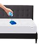 Mattress Protector Water Proof Breathable Stretchable Fitted  75 X 60 Inch for Double- Bed ( queen-size ) with Elastic Strap Water Resistant Ultra Soft Hypoallergenic Bed Cover( White )
