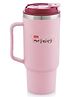 Adore Hydrate Pro Insulated Thermoware Drinking Tumbler Bottle with Handle- Hot & Cold- Spill Proof - Stainless Steel- 750ml- Pink
