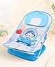 Kritiu Baby Bather for Baby 0-12 Months, New Born Baby Bath Chair, 3 Position Adjustable, Washable Soft Mesh, Large Seat Blue
