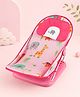 Kritiu Baby Bather for Baby 0-12 Months, New Born Baby Bath Chair, 3 Position Adjustable, Washable Soft Mesh, Large Seat Pink
