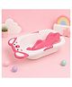 Kritiu Baby Bath tub with Soft Curved Edges, 6 m+, Ergonomic & Spacious, Durable Material,Pink