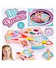 Elecart Fashion Beauty Makeup Kit for Girls with Mirror, Glitter Brush & Lipstick | Kids Pretend Play Cosmetic Set | Safe & Non-Toxic Beauty Toy Kit for Girls | Birthday Gift for Kids