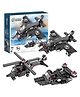 Elecart 3-in-1 Creator Construction Toy Set (177 Pieces)  Jet Plane, Helicopter & Cannon Boat Building Kit | STEM Educational Aircraft Blocks for Kids Boys & Girls Age 6-12 | Creative DIY