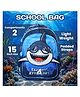 Elecart 15.7 Inches Shark Attack School Backpack for Kids Durable Lightweight School Bag with Multiple Compartments, Adjustable Padded Straps, Side Pockets & Lunch Storage Boys & Girls Travel Backpack