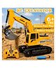 Elecart Remote Control Excavator Toy for Boys 3-8 Years | 2.4GHz RC Digger Truck Construction Vehicle with Metal Shovel, Lights & Sound | 680° Rotating Cab, Rechargeable Battery | Birthday Gifts