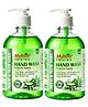 Multani Naturals Neem & Aloe Vera Hand Wash | With Natural Ingredients | 99.9% Germs Protection Hand Wash for Kids & Adults | 500ml Each - Pack of 2