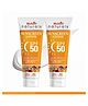 Multani SPF 50 PA++++ Sunscreen Lightweight | Lightweight | Dermatologically tested | For All Skin Types -Pack of 2 - 100 g