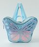 Babyhug Free Size Butterfly Shaped Sequinned Fashion Backpacks Free Size - Blue