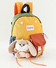 Babyhug Fashion Backpacks With Rabbit Applique - Yellow