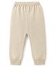 Babyhug Sweater Knitted Full Length Solid ColorPant - Ivory