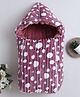 Momspet 3 in 1 Baby Supersoft Hooded Carry Nest Cum Sleeping Bag  - Onion