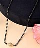 VALLEY OF JEWELLERY - Gold-Plated AD-Studded & Beaded Mangalsutra - gold