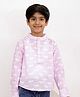 Twisha Cotton Woven Full Sleeves Zebra Printed Kurta Style Shirt - Lavender