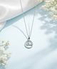Jewelz Silver Plated Love Letter Pendant Necklace for Women & Girls -15 g