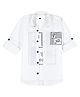 CAVIO Cotton Woven Full Sleeves Floral Printed Shirt With Tee - White