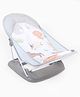 Baby Bather with Soft Pillow - White| Adjustable Recline Positions| Anti-Slip Suction Base & Soft Feet| Lightweight| Machine Washable Fabric| 0-12 Months| Easy to Clean