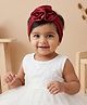Babyhug Free Size Floral Applique Headbands - Maroon
