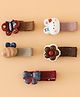 Babyhug Hair Pins And Clips Pack of 5 Free Size - Brown