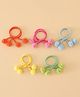 Babyhug Free Size Hair Rubber Bands with Pom Pom - Multicolor