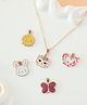 Babyhug Necklace Multicolor Free Size - Red ,Yellow