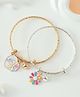Babyhug Colorful Floral Charm Bracelet Set Pack of 2