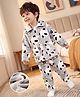 Mark & Mia Full Sleeves Co-Ords Shirt & Pyjama Winter Wear Night Suit with Panda Print - Grey
