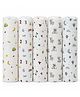 Honor your home 100% Cotton Muslin Multipurpose Swaddle Wraps - Pack of 5