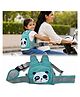 Honor Your Home Adjustable Safety Belt, Anti-Fall Protection for Electric Motorcycle Riding, Lightweight and Comfortable(Green Panda)