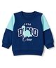 Doodle Poodle Single Jersey 100% Cotton Full Sleeves Sweatshirt with Dinosaur & Text Print - Navy Blue
