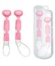 FunBlast Baby Self Feeding Training Spoons Set - Pack of 2 (Pink)
