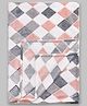 Babyhug Mink Checkered Blanket - White| Ultra Soft & Skin Friendly| Lightweight & Warm| Machine Washable| Travel Friendly| Newborn Essential| Breathable Fabric| Boys & Girls