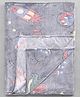 Babyhug Glow in the Dark Blanket Dino in Space Theme - Grey| Soft Microfiber Polyester| Skin Friendly| Lightweight & Cozy| Machine Washable| Ideal for Bedtime, Travel & Gifting| Newborn & Toddler