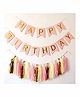 Amfin Happy Birthday Party Banner - Pink
