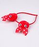 Tia Hair Accessories  Bunny Applique Detailed Hair Band - Red