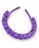 Tia Hair Accessories Floral Applique Detailed Hair Band - Lavender
