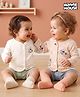 Babyhug Disney Interlock Knit Full Sleeves Jhablas with Minnie Mouse Graphics Pack of 2 - Peach & Cream