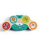 Intellibaby Musical Animal Drum Premium Quality Interactive Drum Toy with Animal Sounds & Touch Play Durable & Child-Safe Design Rhythm Development Sensory Exploration Hand-Eye Coordination