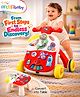 Intellibaby Multi-Sensory Activity Walker & Table | Interactive Activities | Space-themed Learning | Improves Physical & Sensory development | Ideal for Gifting