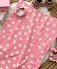 Butterthief Flannel Swaddle Floral Printed Baby Blanket  - Peach