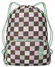 Pearlbags 19 Inches Premium  Drawstring Backpack - Pista