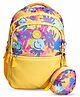 Pearlbags 16 Inches Polyester Water Resistant Casual Backpack With Pencil Pouch For School For Boys and Girls - Yellow