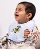 The Baby Trunk Baby Bib - Teddy's Dream Fly - Blue
