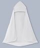 Doodle Poodle 100% Cotton Interlock Knit Hooded Bath Towel L 83 x B 82 cm - White