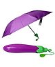 CHAATEWALA UV Protection Brinjal Designed Umbrella - Purple