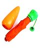 CHAATEWALA UV Protection Carrot Designed Umbrella - Orange