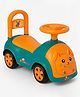 Babanza Manual Push Ride On Car Teal and Orange