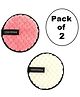 FAVON Pack of 2 Reuseable High Quality Makeup Remover Pads - Color may Vary
