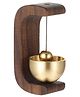 ARCADE TOYS Magnetic Wooden Hanging Bell Decor - Multicolour
