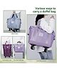ARCADE TOYS  Rolling Duffle Bag with Wheels and Handle, Expandable Foldable Luggage Bag, Dry and Wet Separation Rolling Bag, Travel Lightweight Totes - ( Multicolor )
